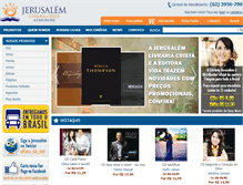 Tablet Screenshot of livrariajerusalem.com